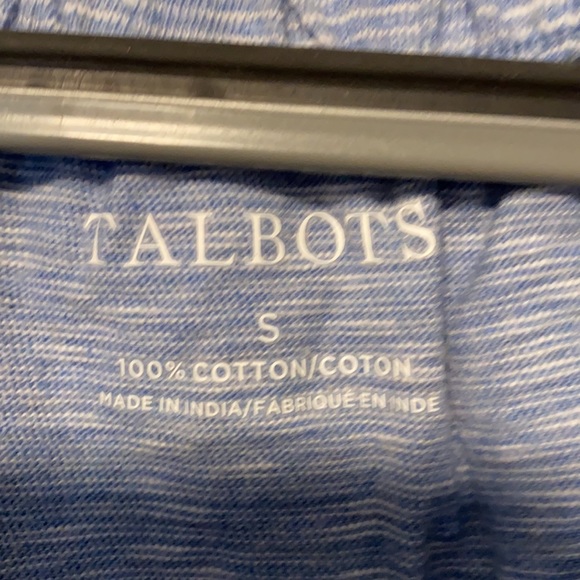 Talbots 100% cotton top with embroidery accents - Picture 2 of 3